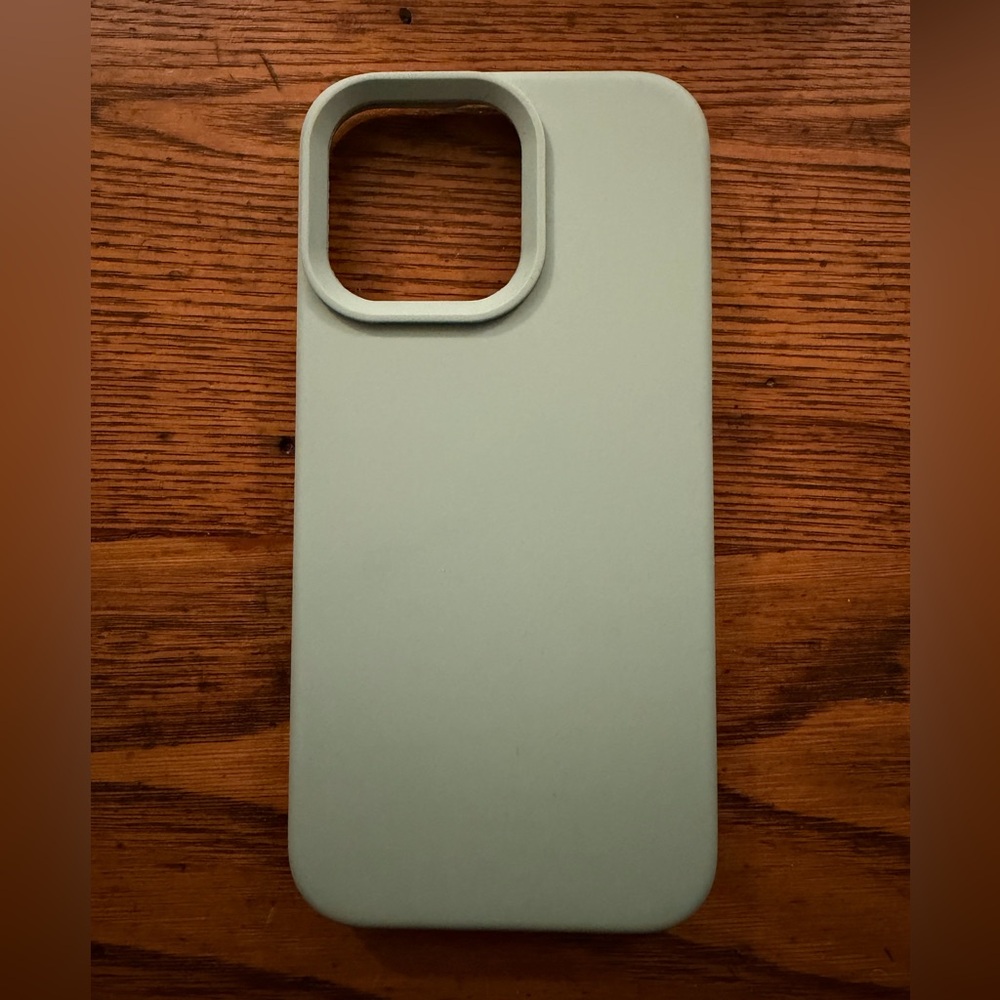 Silicone Green iPhone 14 Pro Max Case